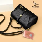 Croc curve satchel square handbag - Image 14