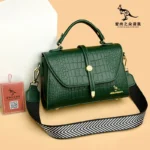Croc curve satchel square handbag - Image 15