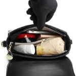 Croc curve satchel square handbag - Image 7