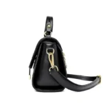 Croc curve satchel square handbag - Image 4