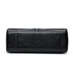 Flower embossed vintage shoulder tote bag - Image 7