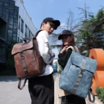 Large capacity vintage high quality backpack - Image 2