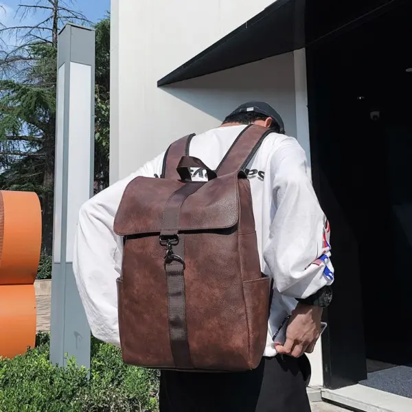 Large capacity vintage high quality backpack - Image 6