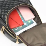 Luxury lattice quilted women designer backpack - Image 10