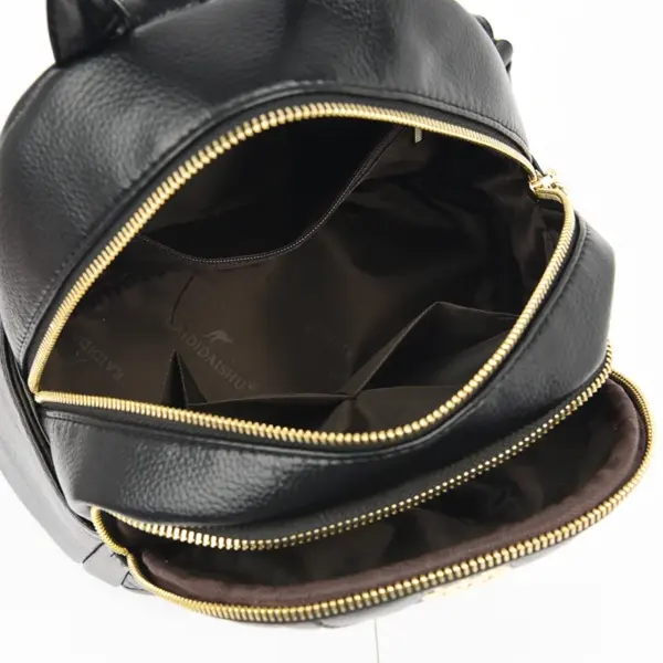 Luxury lattice quilted women designer backpack - Image 11