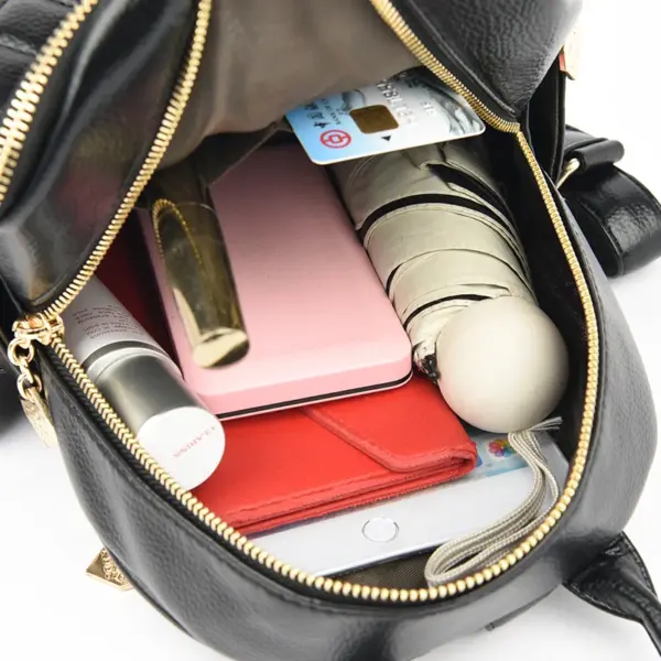 Luxury lattice quilted women designer backpack - Image 12