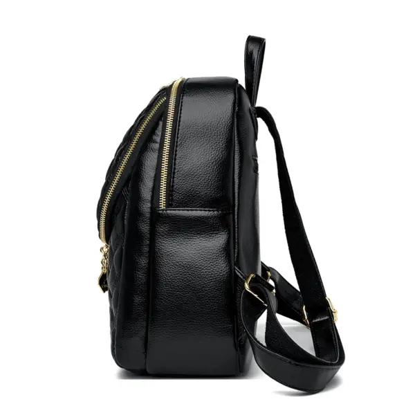 Luxury lattice quilted women designer backpack - Image 3