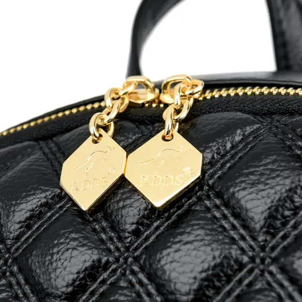 Luxury lattice quilted women designer backpack - Image 5