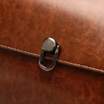 Vintage flap oil wax leather shoulder bag - Image 15