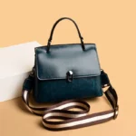 Vintage flap oil wax leather shoulder bag - Image 7
