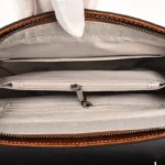 Vintage flap oil wax leather shoulder bag - Image 3