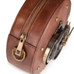 Vintage punk industrial style round sling bag - Image 10