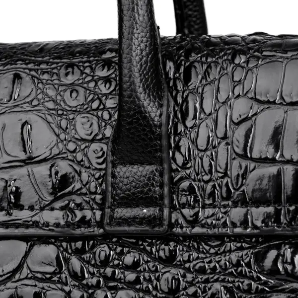 Crocodile embossed women designer tote - Image 5
