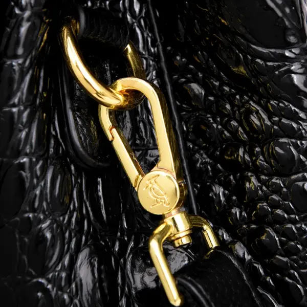 Crocodile embossed women designer tote - Image 7