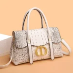 Crocodile embossed women designer tote - Image 10