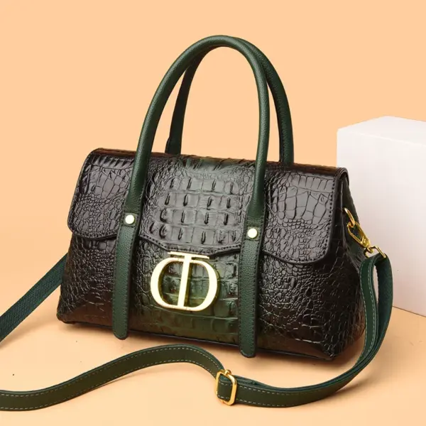 Crocodile embossed women designer tote - Image 13