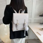 Elegant all match women leather backpack - Image 6