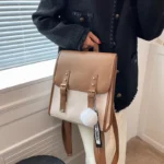 Elegant all match women leather backpack - Image 9