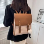 Elegant all match women leather backpack - Image 11