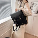 Elegant all match women leather backpack - Image 14
