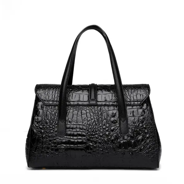 Elegant luxury crocodile pattern designer tote bag - Image 5