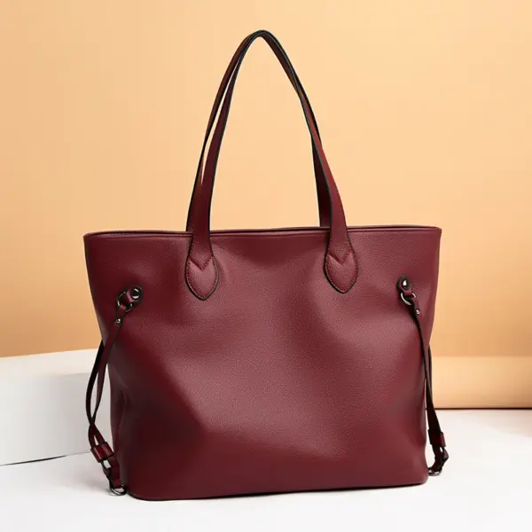 Large capacity elegant women shopping tote - Image 9