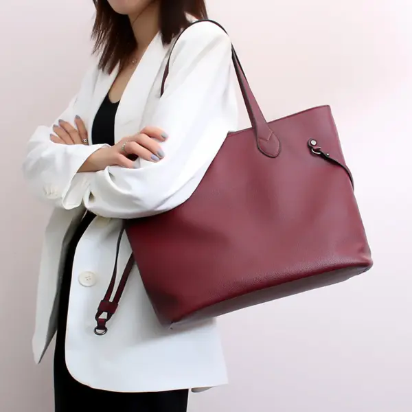 Large capacity elegant women shopping tote - Image 15