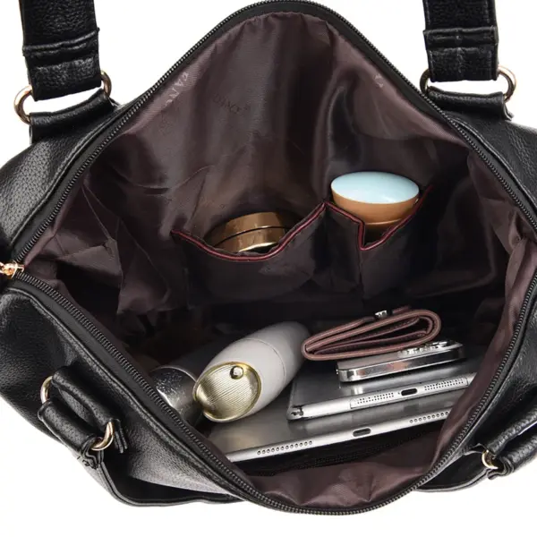 Large capacity multi pocket design shoulder tote bag - Image 3