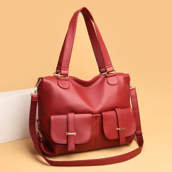 Large capacity multi pocket design shoulder tote bag - Image 13