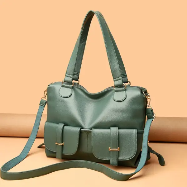 Large capacity multi pocket design shoulder tote bag - Image 15