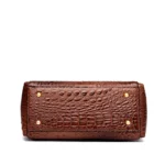 Large capacity women crocodile vintage tote bag - Image 4