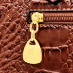 Large capacity women crocodile vintage tote bag - Image 6