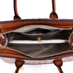 Large capacity women crocodile vintage tote bag - Image 13