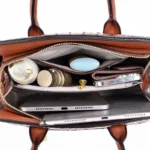 Large capacity women crocodile vintage tote bag - Image 14