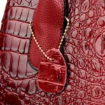 Luxury crocodile pattern large capacity tote - Image 7
