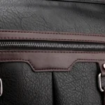 Men`s large capacity high quality leather backpack - Image 7