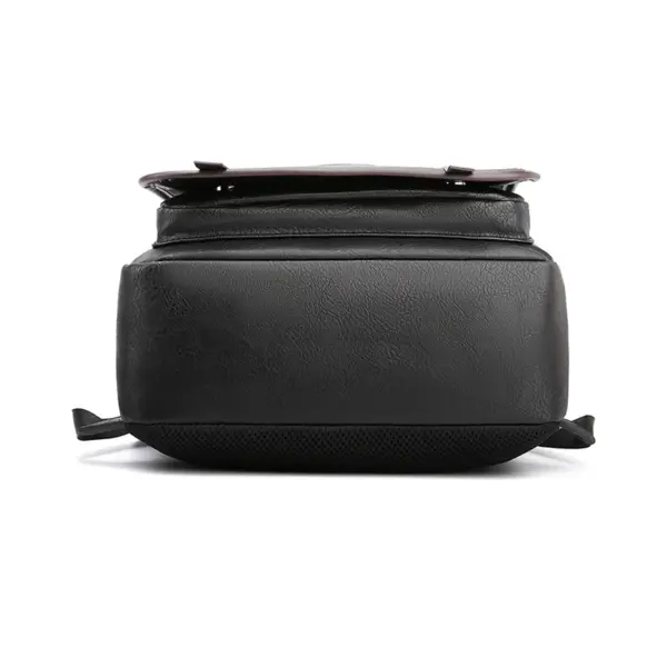 Men`s large capacity high quality leather backpack - Image 5