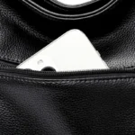 Modern elegant soft leather shoulder tote bag - Image 7