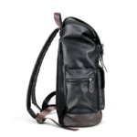 Premium large capacity men`s leather backpack - Image 3