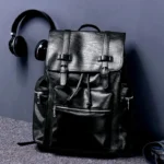 Premium multifuntional men`s leather backpack - Image 8