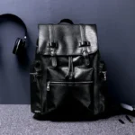 Premium multifuntional men`s leather backpack - Image 9