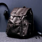 Premium multifuntional men`s leather backpack - Image 10