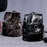 Premium multifuntional men`s leather backpack - Image 13