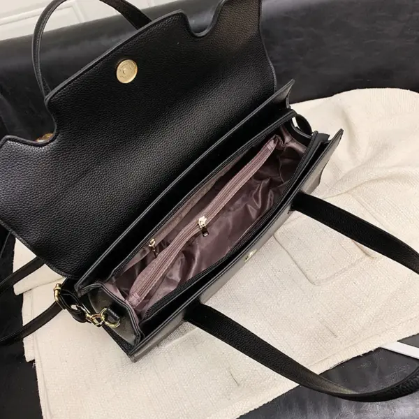 Snakeskin flap women luxury tote bag - Image 15