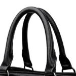 Soft leather quilted elegant tote bag - Image 6