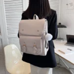 Women all match leather backpack - Image 3