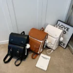 Women all match leather backpack - Image 14