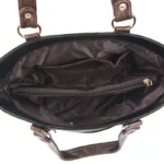 Women large capacity leather shopping tote - Image 2