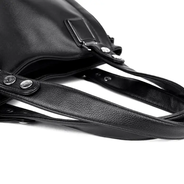 Women large capacity soft leather designer tote bag - Image 5