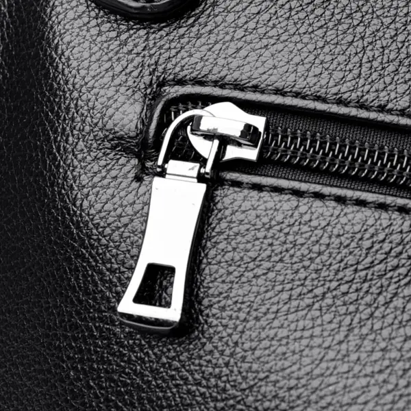 Women large capacity soft leather designer tote bag - Image 7